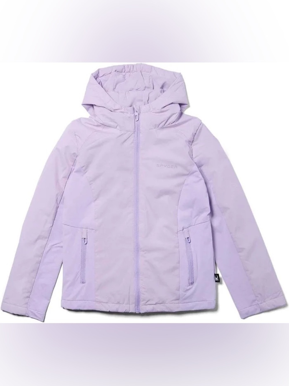 Spyder Girls’ Spyderlite Lavender Lightweight Water Resistant Jacket—3T